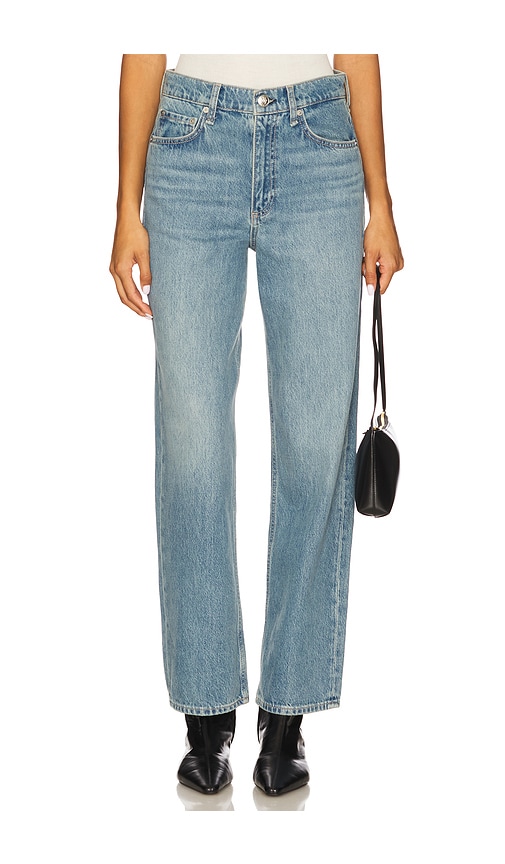 Rag & Bone Shea Ankle Straight Jeans In Blue