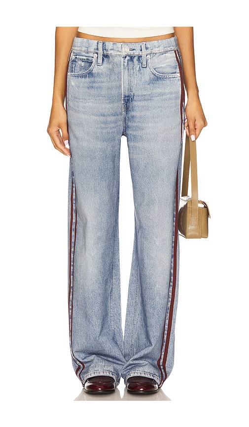 Miramar Terry Wide Track Pant Jeans in Blue. - size S (also in XS, XXS) - Rag & Bone - Modalova