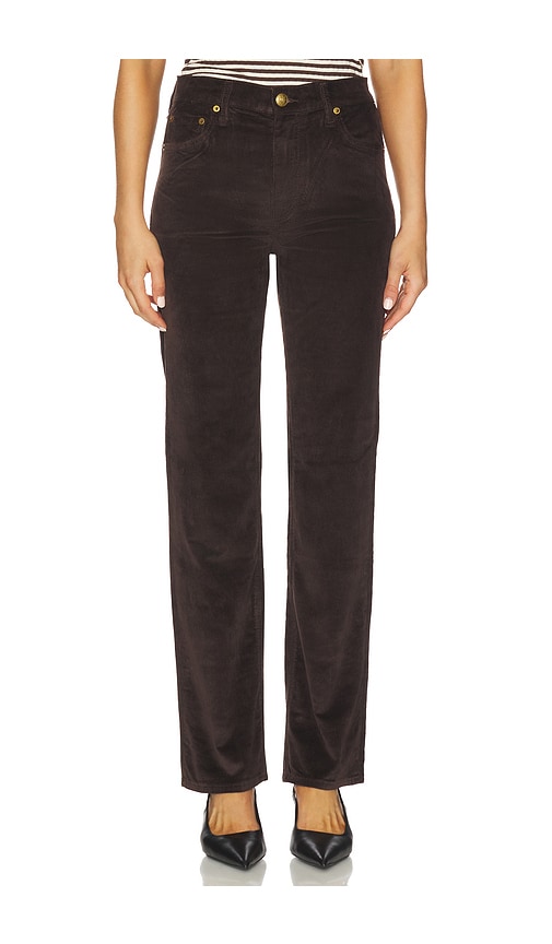 Rag & Bone Harlow Straight 팬츠 In Brown