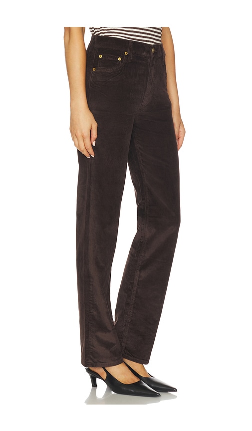 Rag & Bone Harlow Straight 팬츠 In Brown