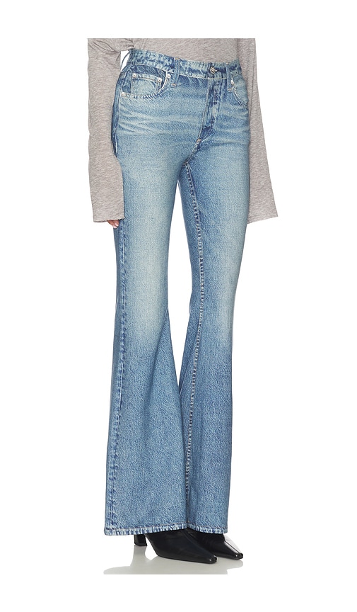 Rag & Bone Miramar Ponte Dahlia Full Length Jeans In Brown