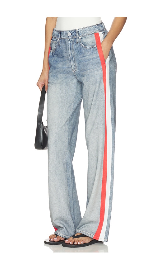 Rag & Bone Rb Miramar Terry Track Pant Pull On In Blue