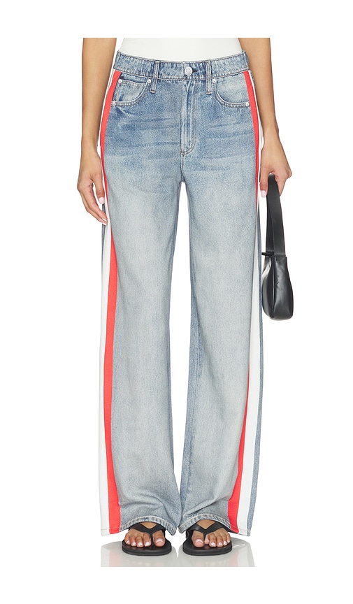 Rag & Bone Rb Miramar Terry Track Pant Pull On In Blue