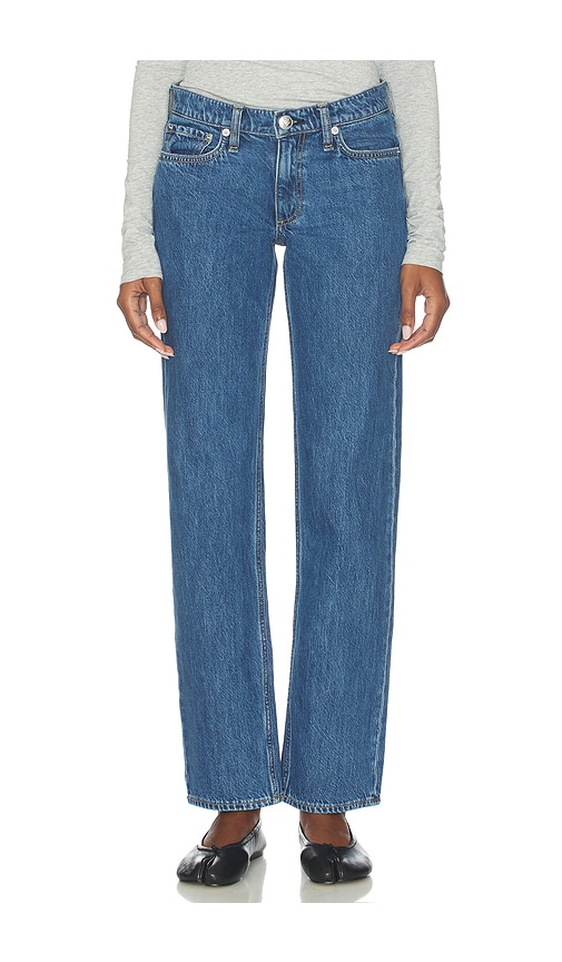 Rag & Bone Harlow Low Rise Full Straight Jeans