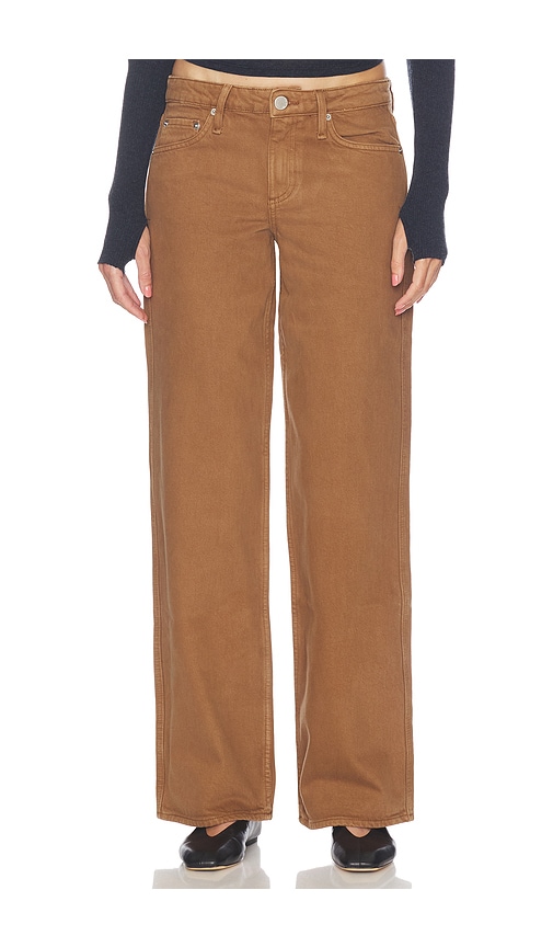 Rag & Bone Cam Low Rise Full Length Straight Jeans in Brown. - size 23 (also in 24, 25, 26, 27, 28, 29, 30, 31, 32, 33, 34)