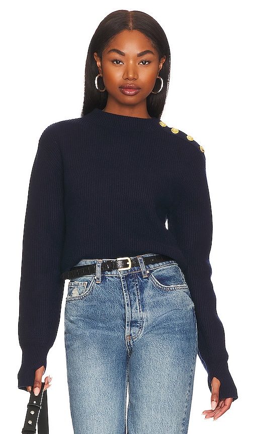 Nancy Navy Merino Sweater  Rag & Bone –
