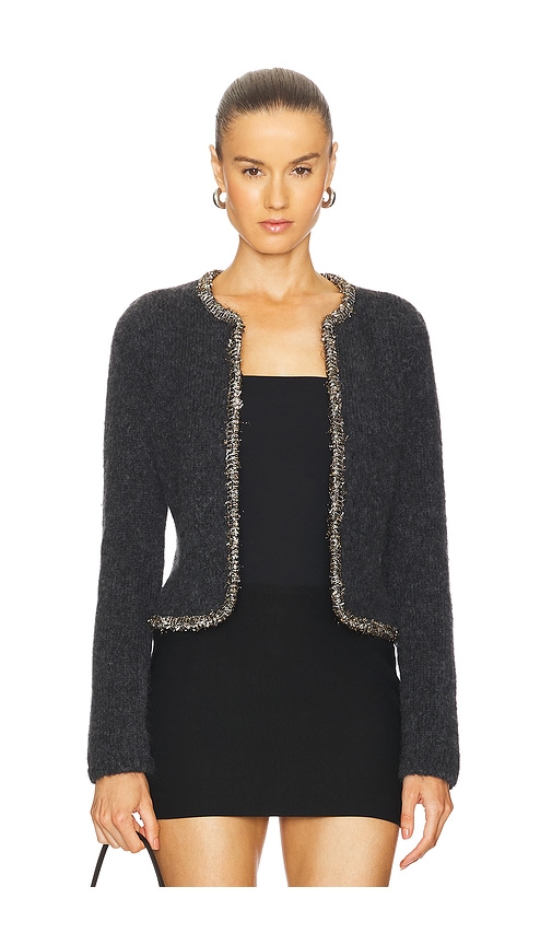 Shop Rag & Bone Davies Cardigan In Charcoal