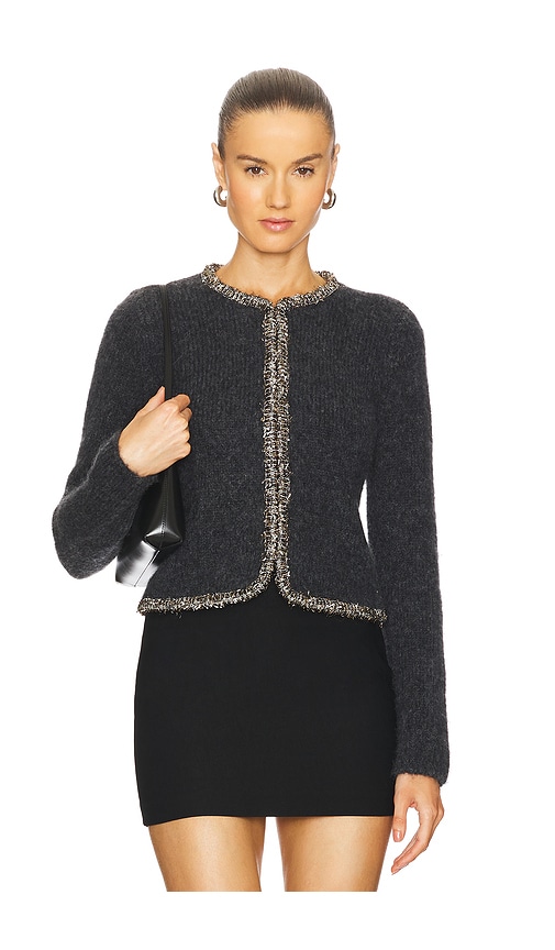 Shop Rag & Bone Davies Cardigan In Charcoal