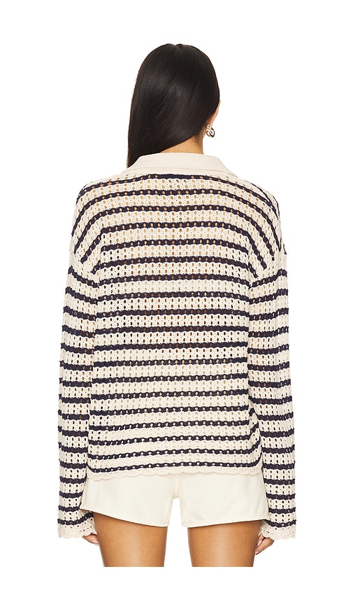  Rag & Bone Khloe Stripe Cardigan In Ivory. Size S. Also In Xs. 