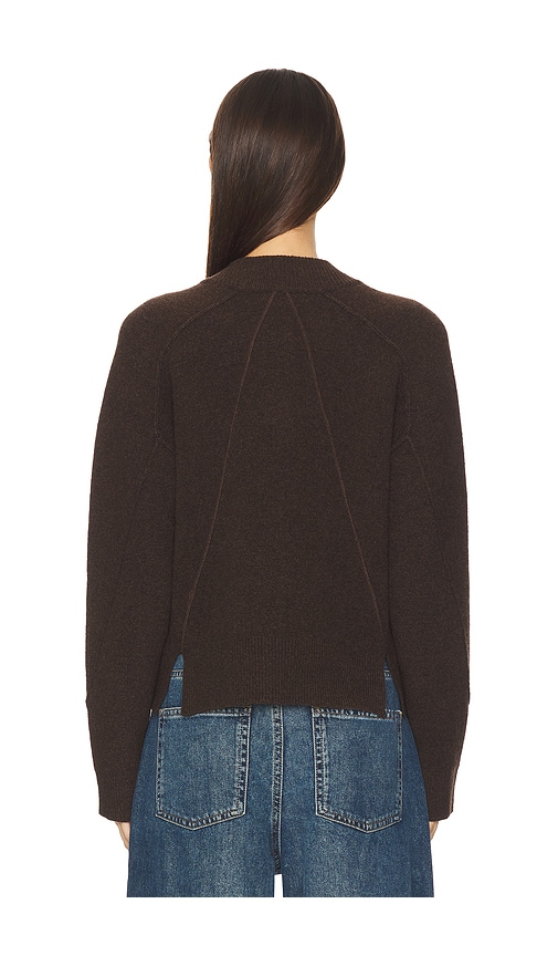  Rag & Bone Bridget Mock Neck Cardigan In Brown. Größe M. Also In Xs. 