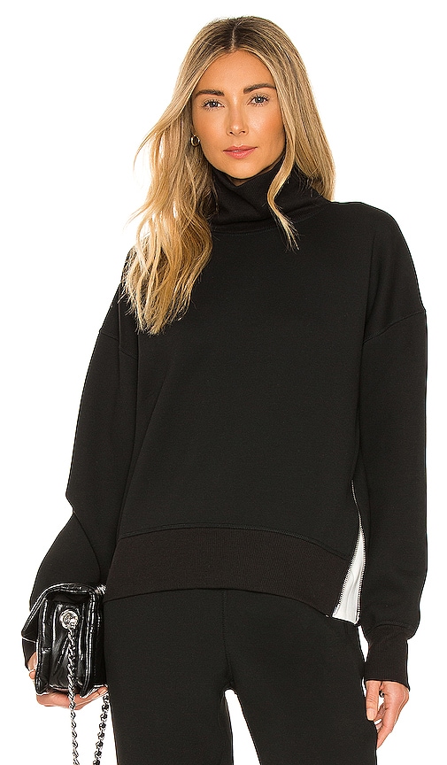 Rag & Bone Modular Zip Turtleneck in Black | REVOLVE