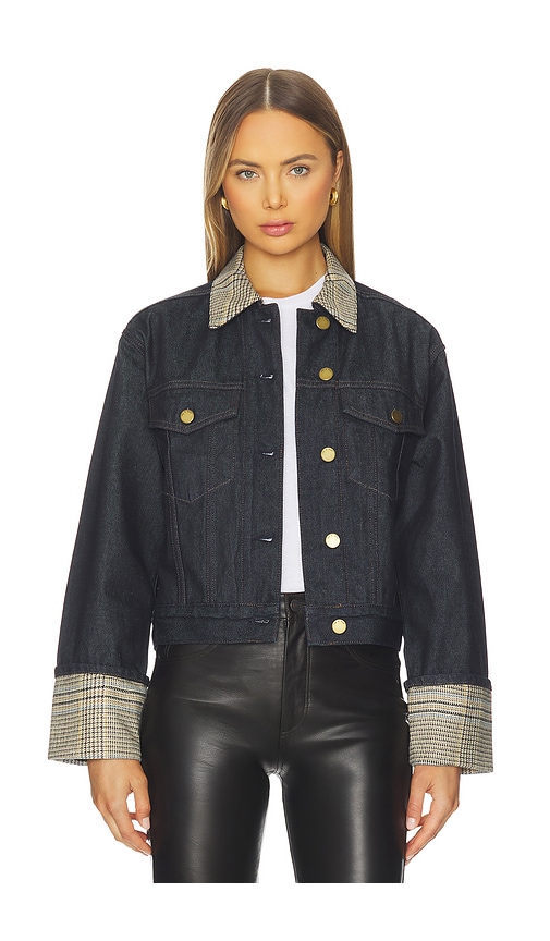 Rag & Bone Harriet Denim Trucker Jacket In Multi