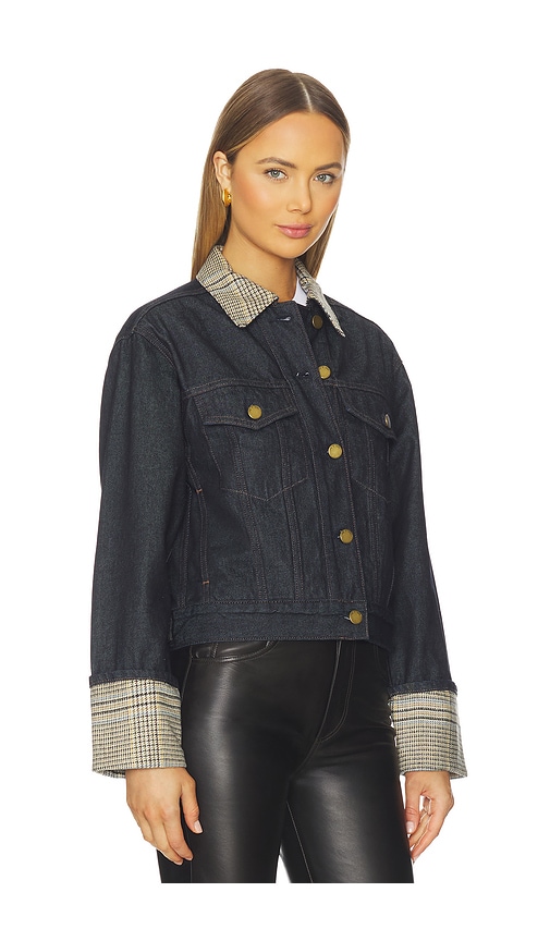Rag & Bone Harriet Denim Trucker Jacket In Multi