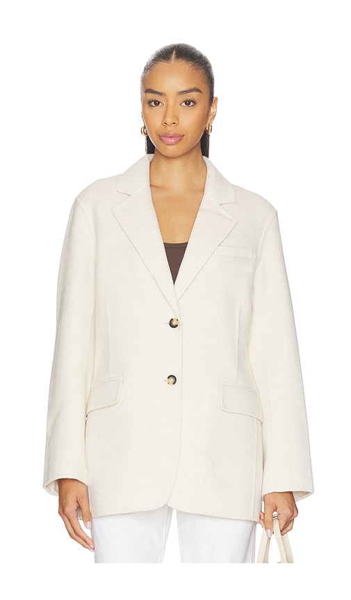 Rag & Bone Zoe Wool Blazer In Neutral