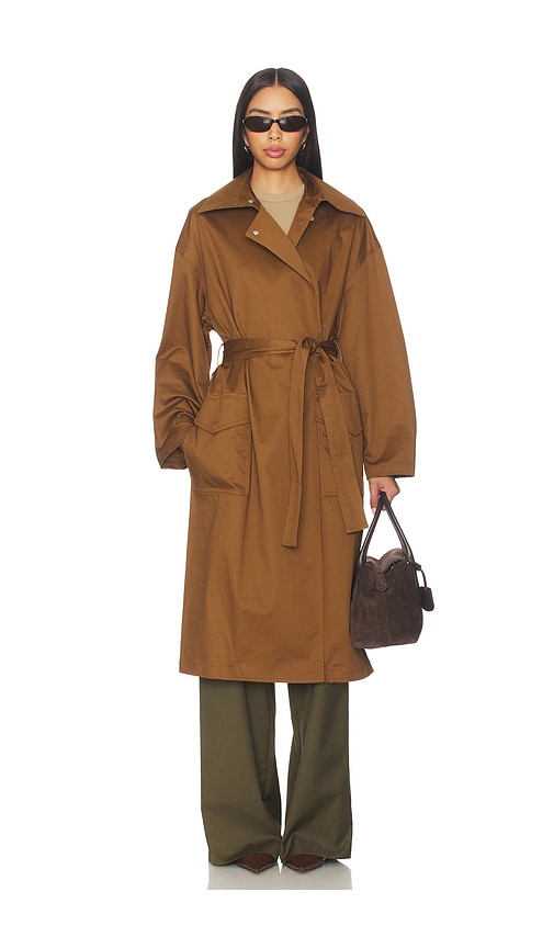 Rag & Bone Rue Cotton Trench in Brown. - size S (also in M, L)
