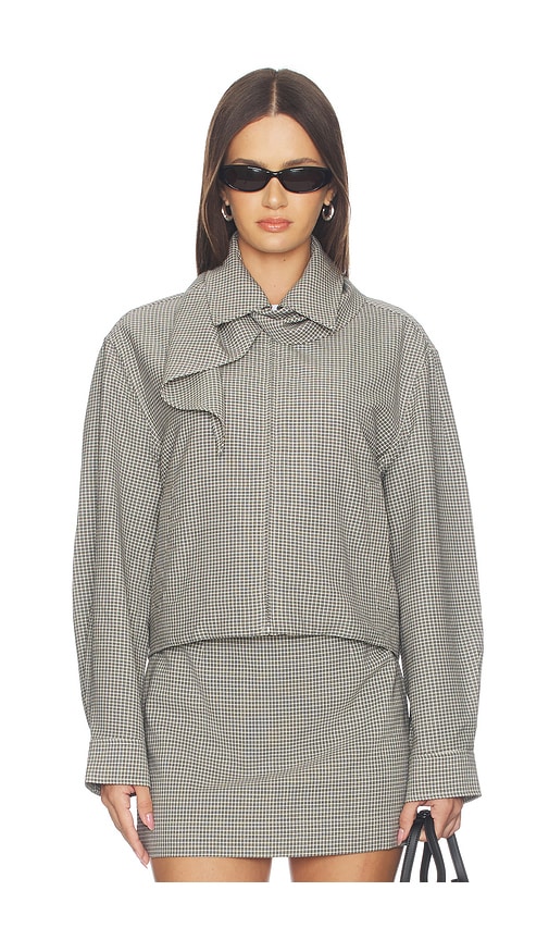 Rag Bone BLOUSON EN LAINE KRISTA en Black White Taille M Also en XS S L 658 €