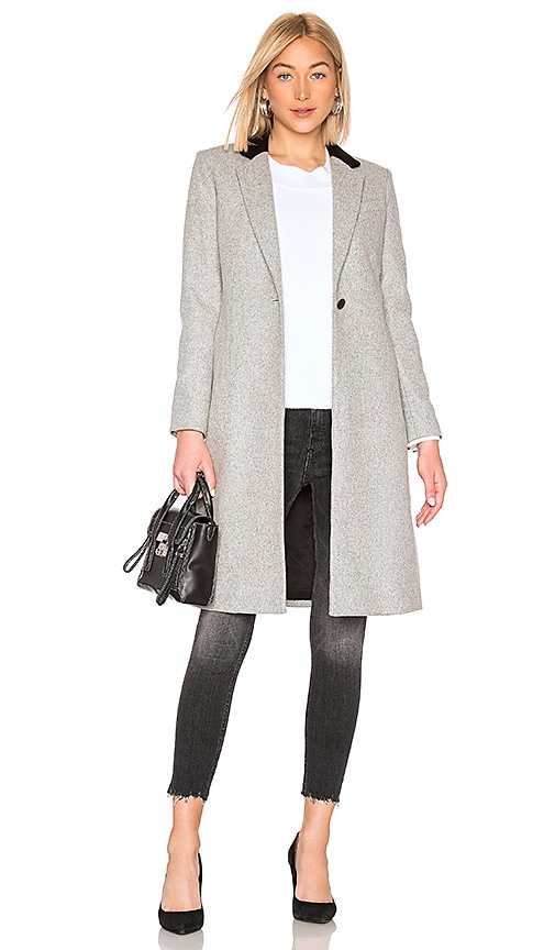 Rag & Bone Daine Coat in Light Heather Grey | REVOLVE