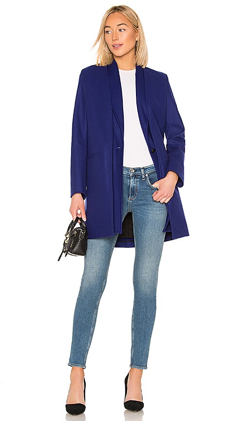 Rag \u0026 Bone Kaye Coat in Bright Blue 