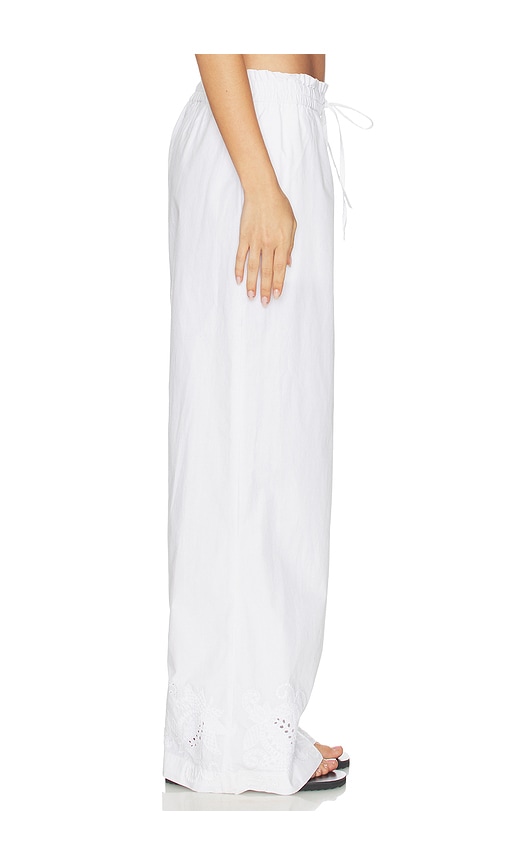  Rag & Bone Marin Embroidered Pant In White. Größe S. Also In Xs, M, L. 