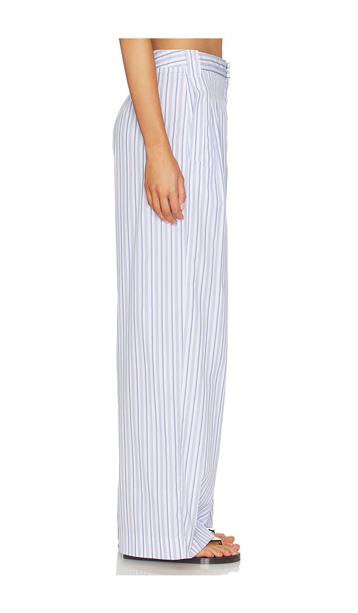  Rag & Bone Popeline-hose Mit Streifen Chappell In Baby Blue. Größe 0. Also In 2, 6. 
