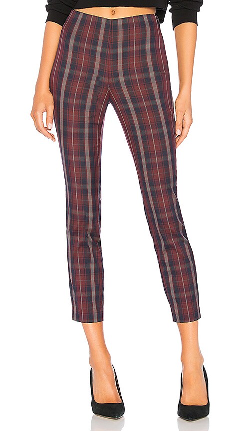 rag & bone simone plaid pants