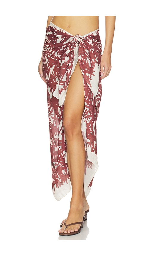  Rag & Bone Sarong Sally In Burgundy. 