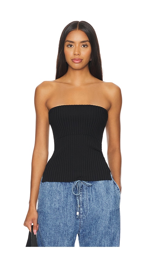 Rag & Bone Kaela Tube Top in Black