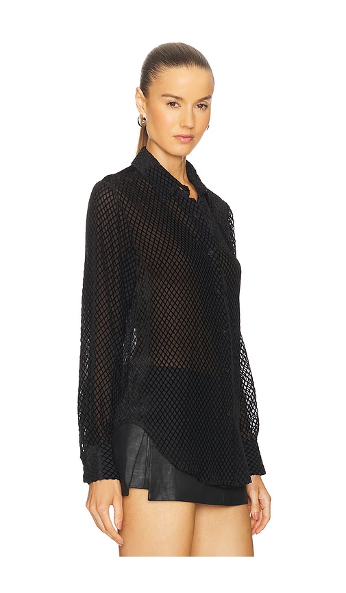 Shop Rag & Bone Lila Shirt In Black