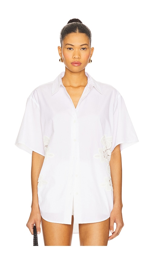 Amy Lace Shirt in White. - size M (also in S, XS) - Rag & Bone - Modalova