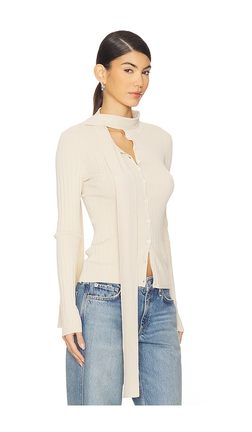  Rag & Bone Gianna Button Up Top In Beige. Size S. Also In Xs, M, L. 