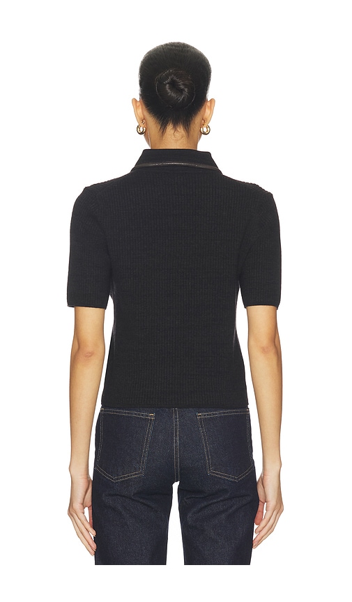  Rag & Bone Polo De Piel Sintética Con Cremallera Caterina En Color Chocolate Talla S  (también En Xs). 