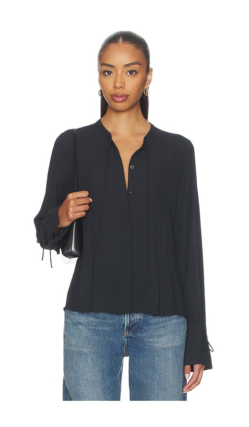 Rag Bone CHEMISE PLISSE ARDEN en Black Taille S Also en XS 216 €