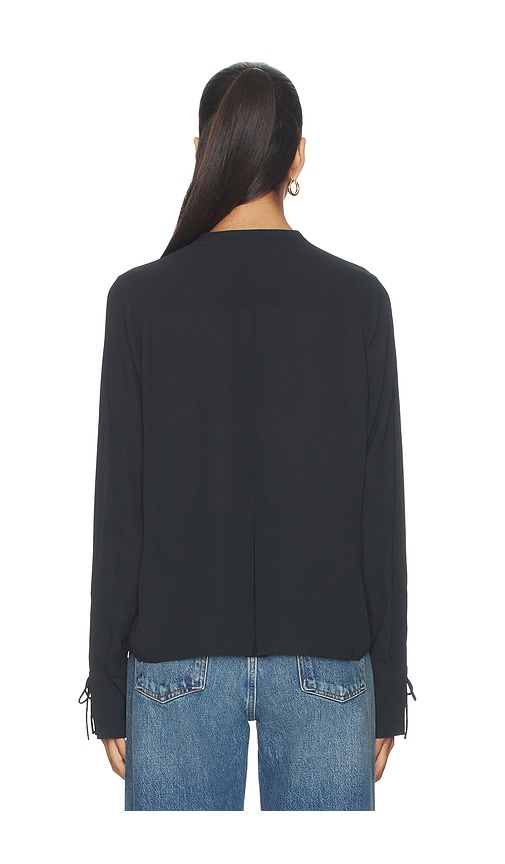 Rag & Bone Bluse Mit Zierfalten Arden In Black. Größe S. Also In Xs. 