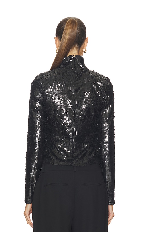  Rag & Bone Pailletten-rollkragenpullover Lucy In Black. Größe Xs. Also In S, M, L. 