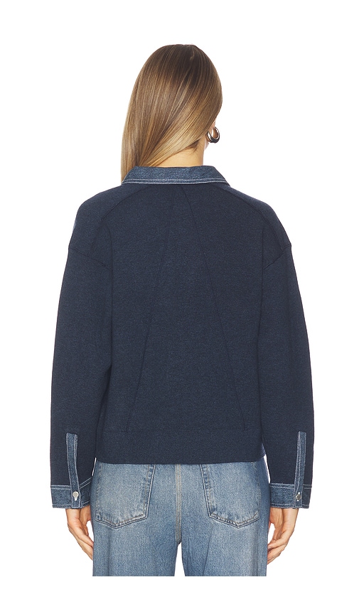  Rag & Bone Denim-polohemd Marie In Navy. Größe Xs. Also In S, M, L. 