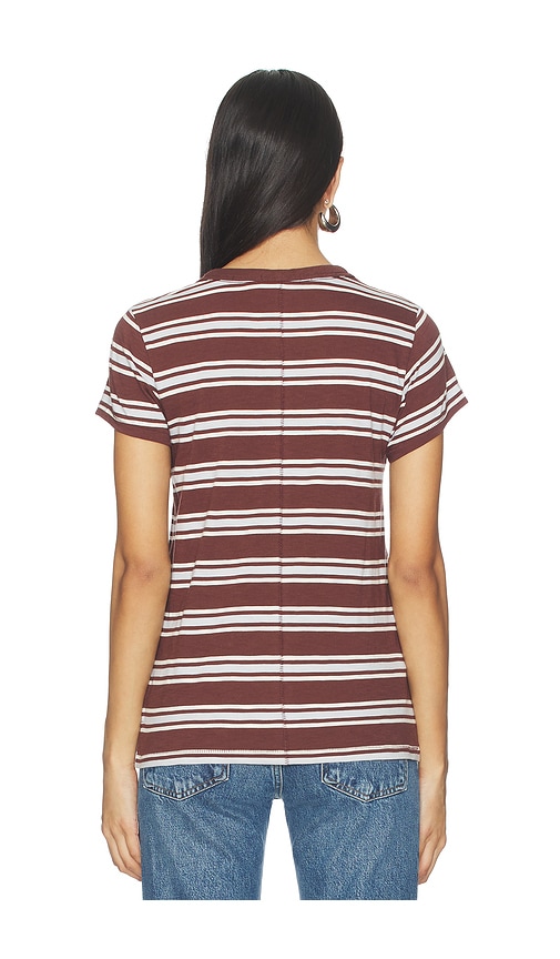  Rag & Bone Shirt The Slub In Brown,white. Größe Xs. Also In S. 