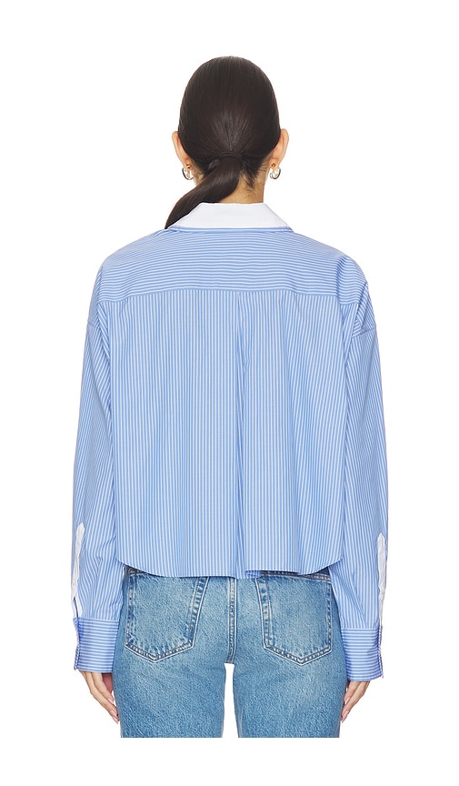 Rag & Bone Streifenhemd Marin In Blue,white. Größe S. Also In M. 