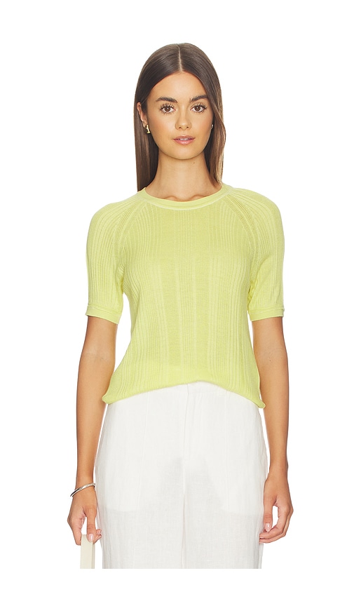 Rag Bone Teresa Rib Short Sleeve en Green Taille M Also en XXS XS S L 172 €