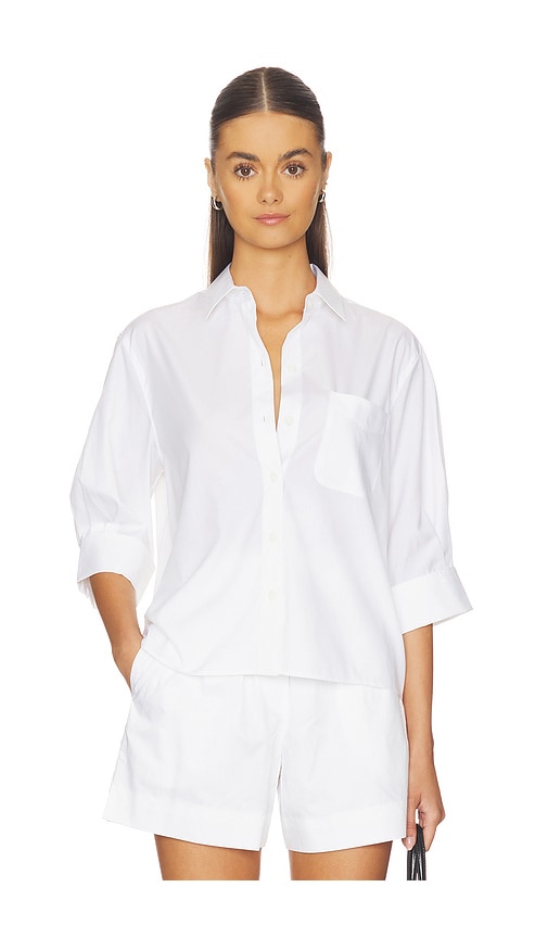 Rag Bone CHEMISE POPELINE LUCIA en White Taille M Also en L 299 €