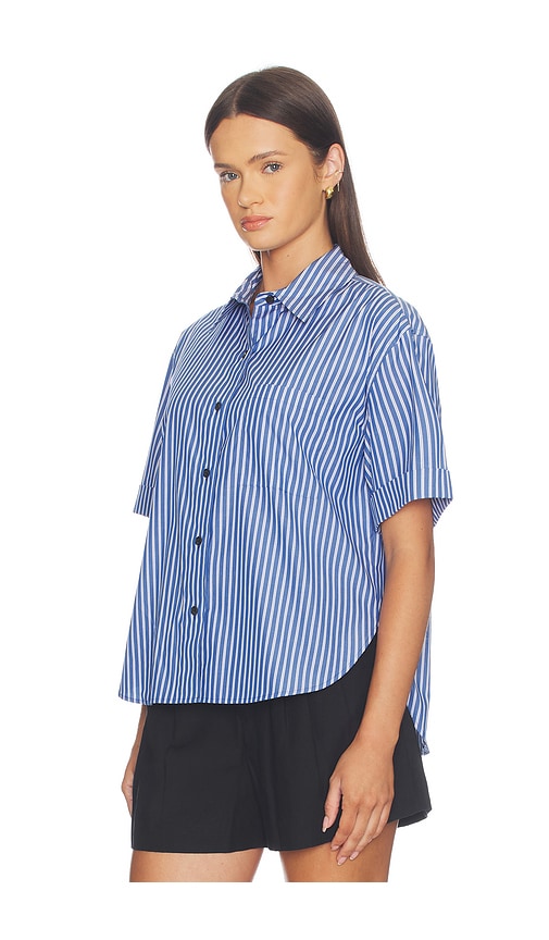 Rag & Bone Connie Short Sleeve Stripe Shirt | Thumbnail 2