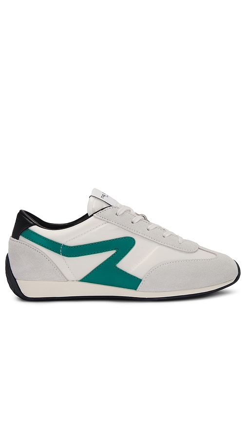 Shop Rag & Bone Retro Runner Slim In White,green