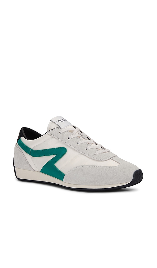 Shop Rag & Bone Retro Runner Slim In White,green