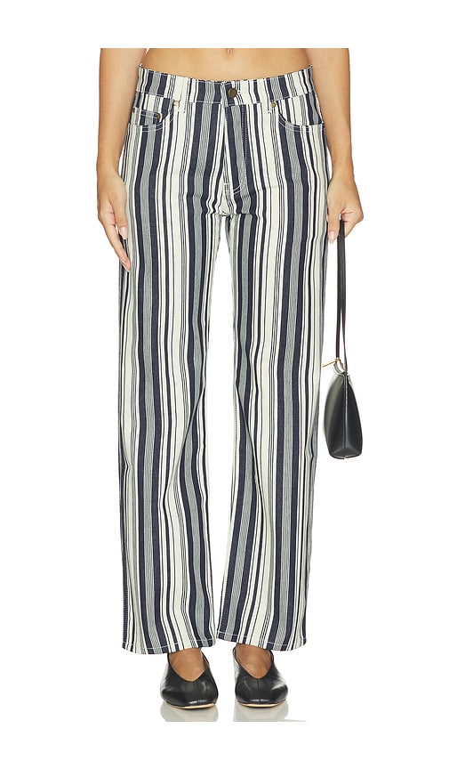 RENGGLI Stripe Straight Jean