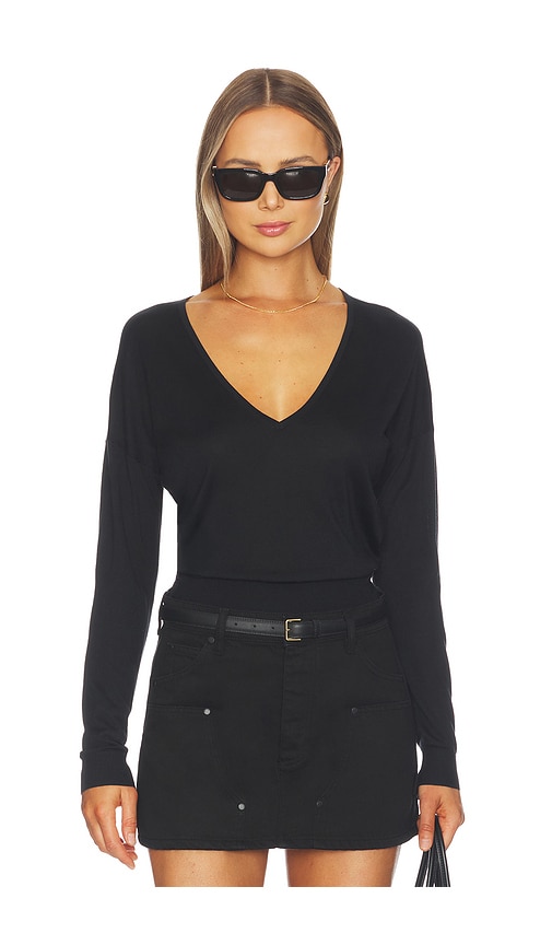 RENGGLI Silk Cashmere V Neck Sweater - Women's Clothing