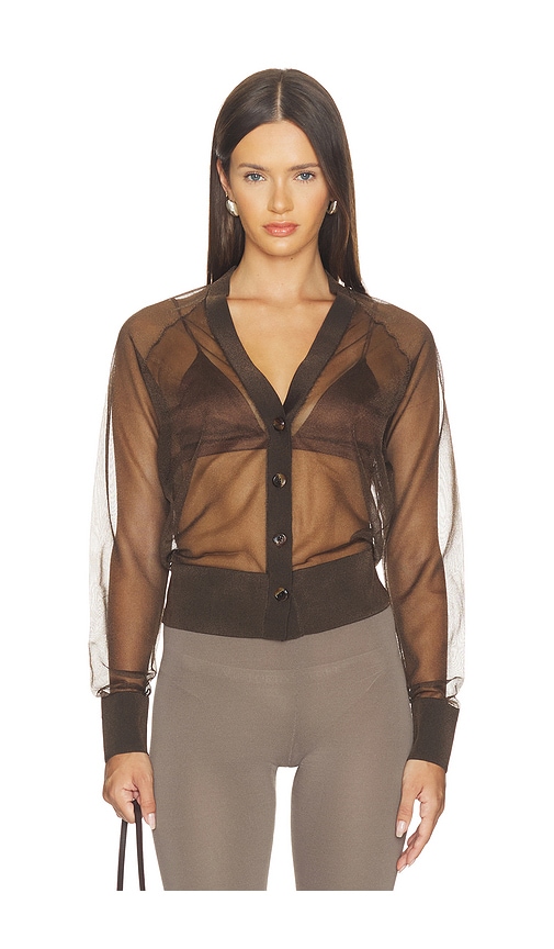RENGGLI Sheer Knit Cardigan
