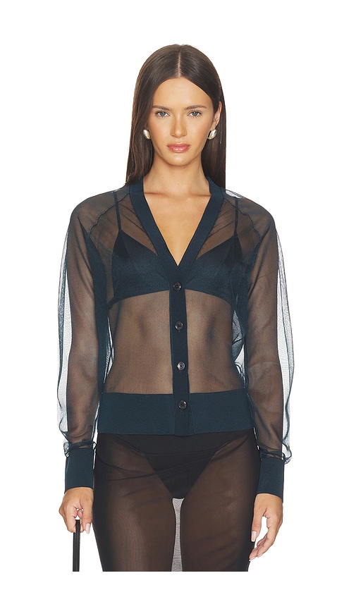 RENGGLI Sheer Knit Cardigan