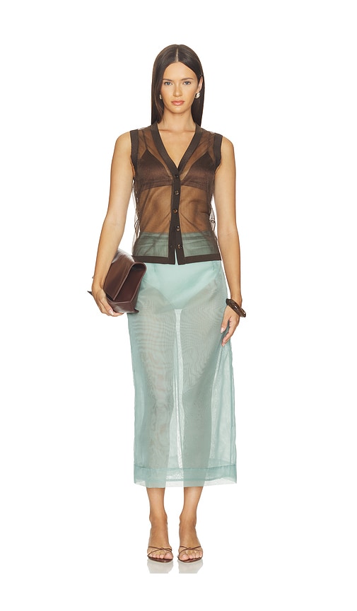 RENGGLI Sheer Knit Vest | Thumbnail 4