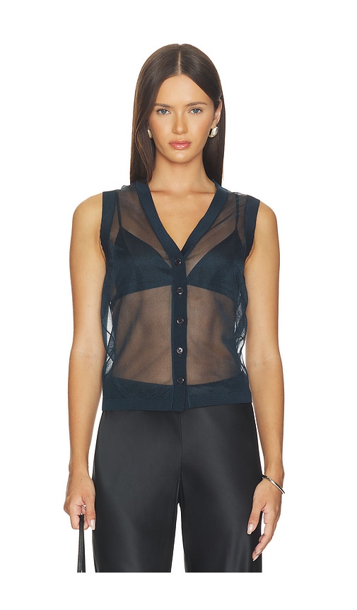 RENGGLI Sheer Knit Vest