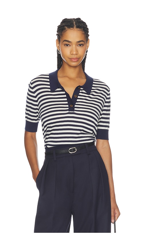 RENGGLI Stripe Knit Polo