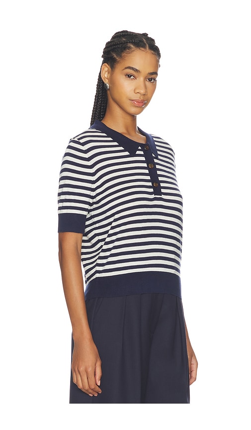 RENGGLI Stripe Knit Polo | Thumbnail 2
